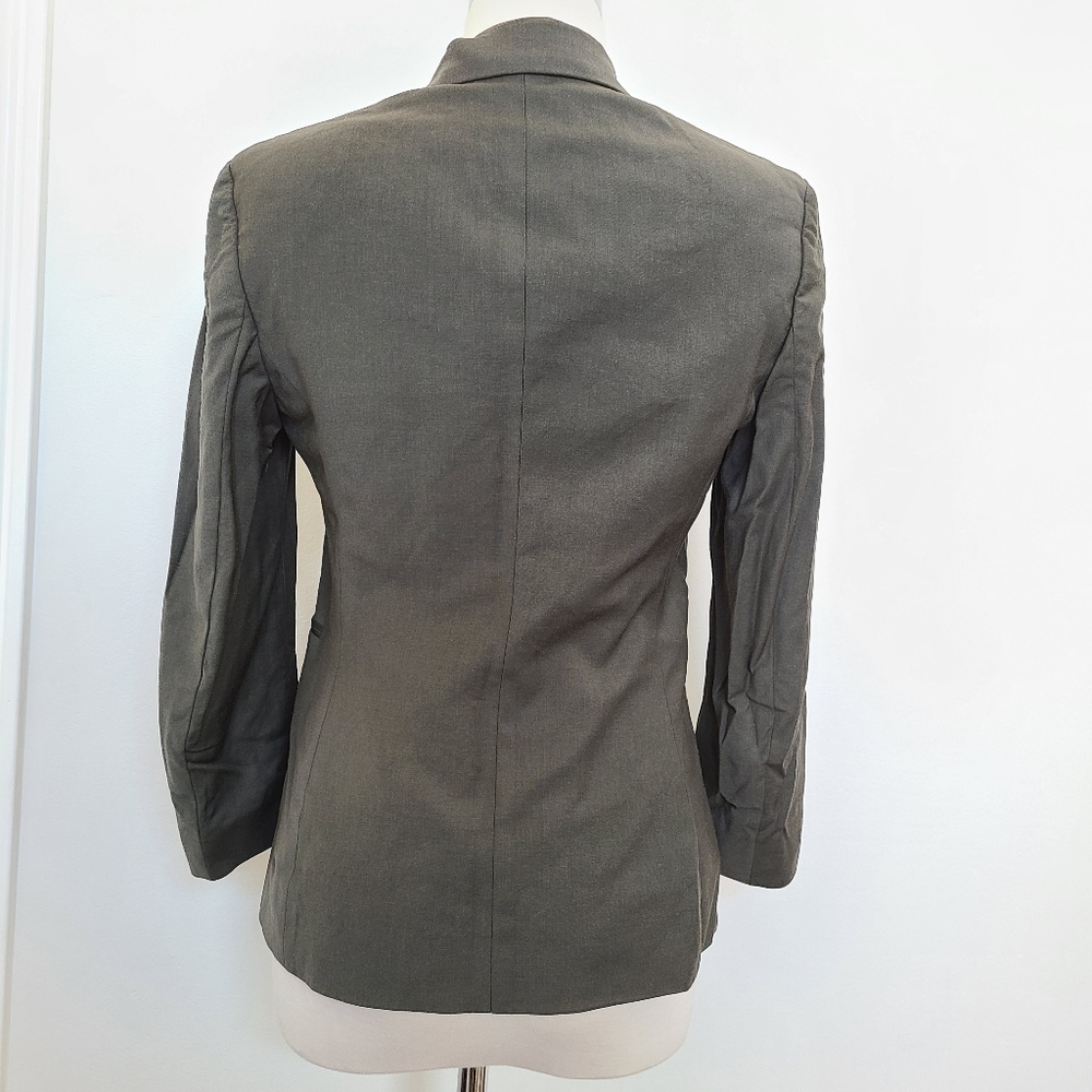 Theory Linworth Continuous Wool Blazer Gre - image 6